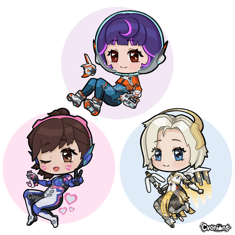 overwatch chibis