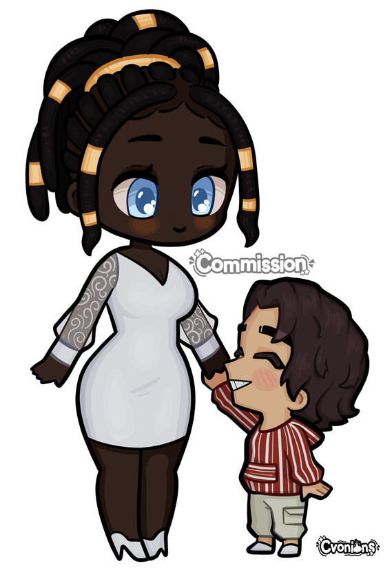 chibi couple commission