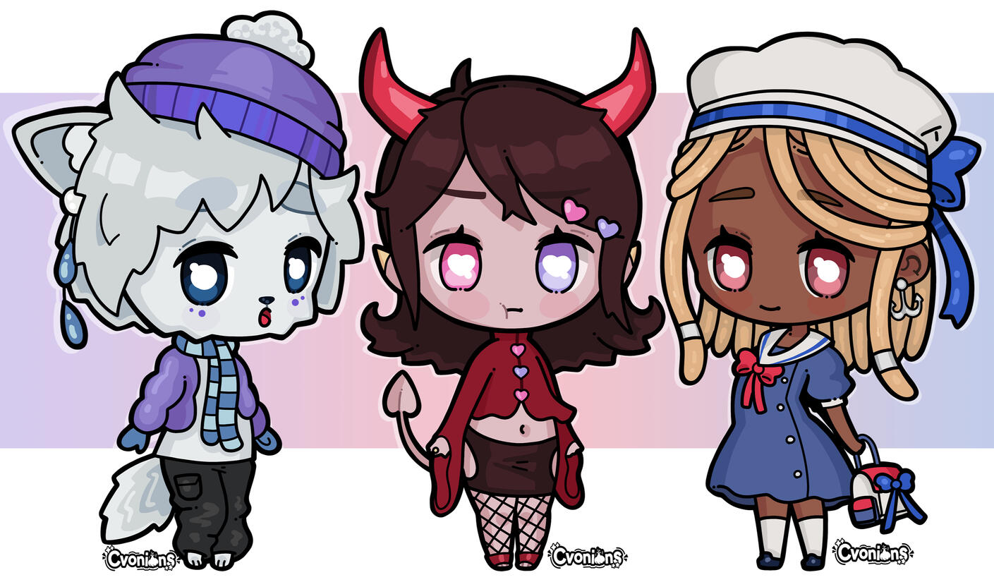 chibi character designs