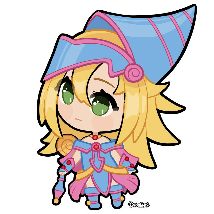 dark magician girl chibi